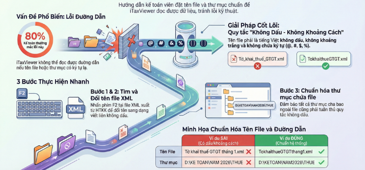 Cách đặt tên tệp thuế XML trên ItaxViewer