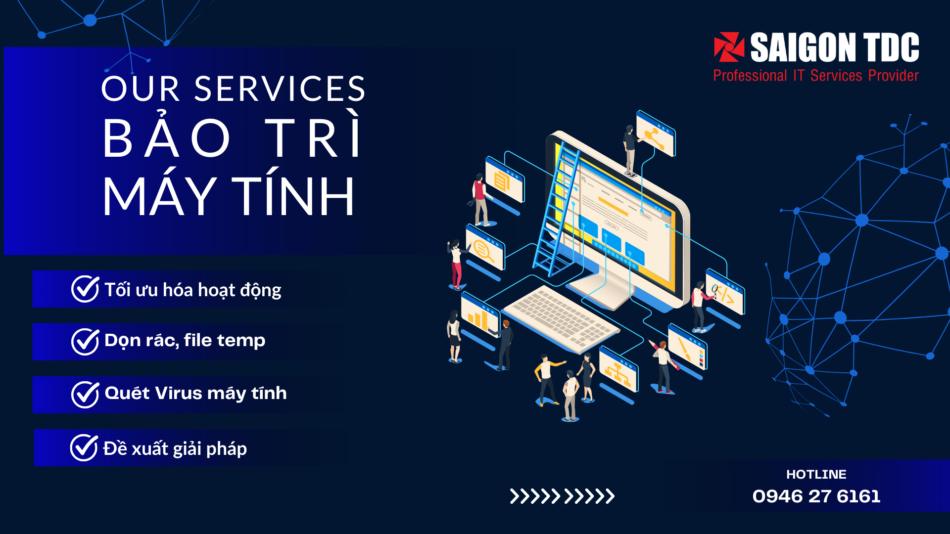 Dịch Vụ Quản Lý & Bảo Trì Máy Tính