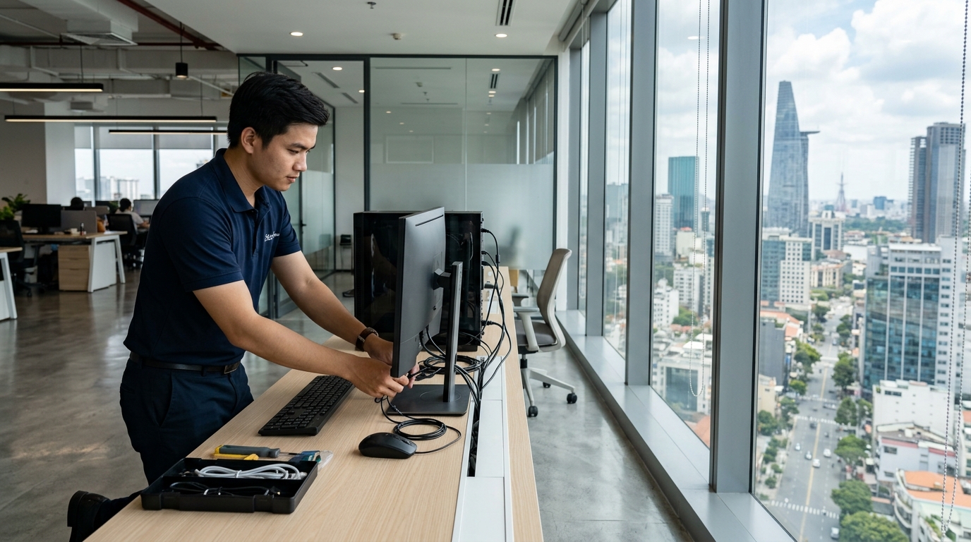Dịch Vụ IT Thuê Ngoài Trọn Gói Cho Tòa Nhà Văn Phòng Quận 1 & Quận 3 | SaiGon TDC