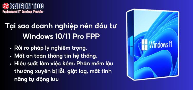 Tại sao doanh nghiệp SMB bắt buộc phải sử dụng phiên bản Windows Pro