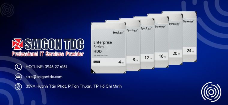 Ổ Cứng Synology Enterprise Series HAT5310-20T 20TB 3.5" SATA