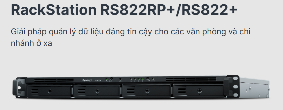 NAS Synology RackStation RS822+